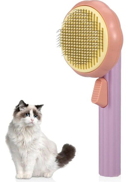 Kedi Köpek Tüy Tarağı Temizleyici Toplayıcı Tarak, Kabak Şeklinde Tuşlu Fırça fırsatları