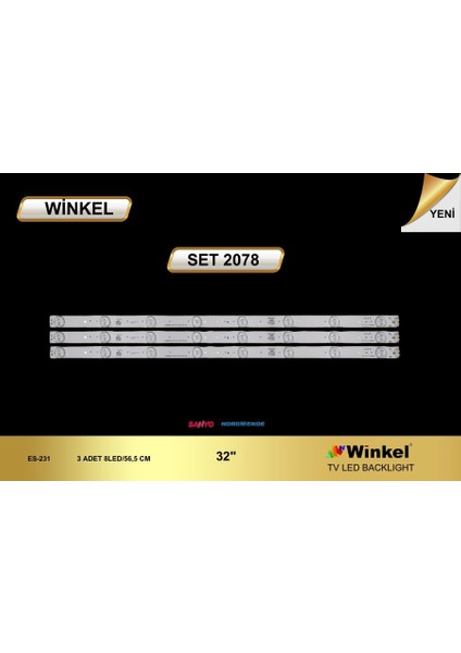 LCD LED-2078 Takım 3 LÜ-LE74S14HM-BMTC HK29D08-ZC14C-01 LE74ES14 LE74S14HM LE74N9HM-WİNKEL