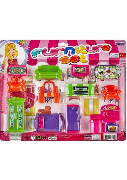 Nessiworld NZM-102 Nizam, Mini Furniture - Büyük Eşya Seti / +3 yaş