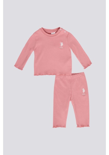 U.s. Polo Assn Bebek Kız Bebek Retro Pembe KBBU2LITAKIM