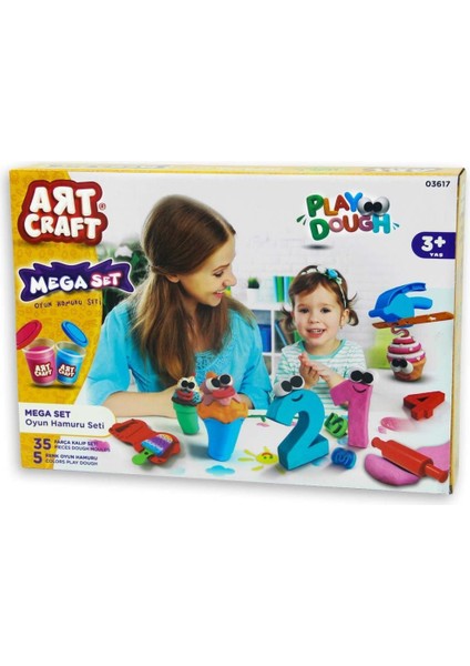 Nessiworld Dede Art Craft Mega Oyun Hamuru Seti
