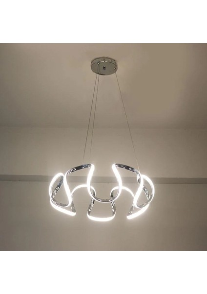Modern Sarkıt 3 Renk LED Avize Salon - Oturma Odası Ledli Avize