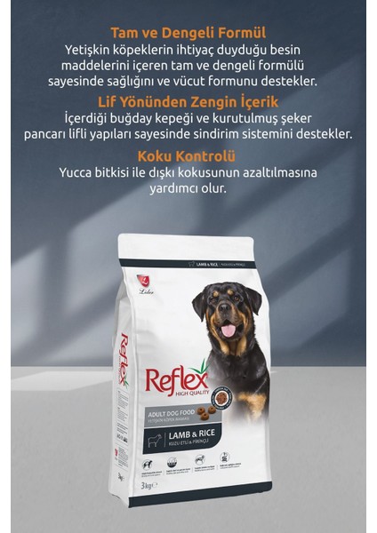 Kuzulu Yetişkin Köpek Maması 15 kg Jerky