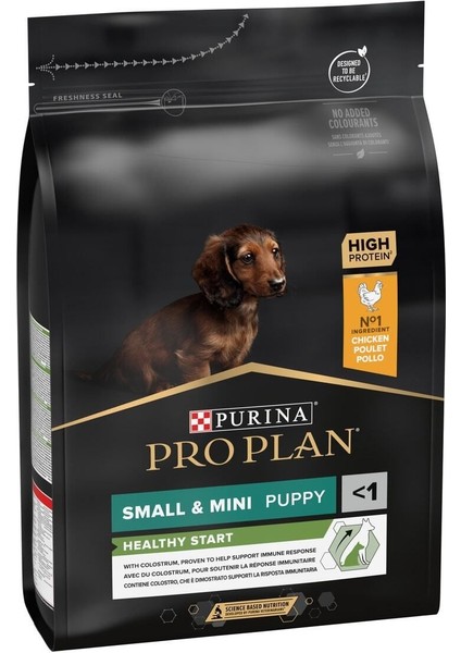 Small & Mini Puppy Küçük Irk Tavuklu Yavru Köpek Maması 3 kg