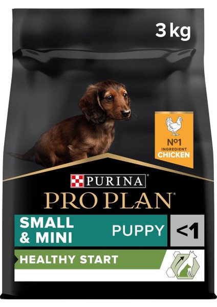Small & Mini Puppy Küçük Irk Tavuklu Yavru Köpek Maması 3 kg