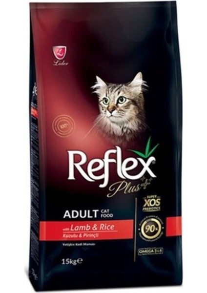 Plus Lamb Kuzu Etli Yetişkin Kedi Maması - 15 kg