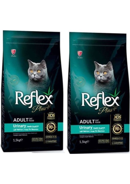 Plus Urinary Sağlığı Tavuk Etli Kedi Maması 1,5 kg (2 Adet)