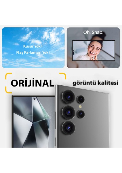Buddıes Samsung S25 Ultra Uyumlu Kamera Lens Koruyucu (SİLVER) modelleri