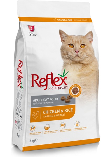 Tavuklu Pirinçli Yetişkin Kedi Maması 2 kg