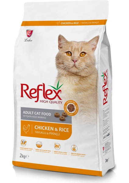 Tavuklu Pirinçli Yetişkin Kedi Maması 2 kg