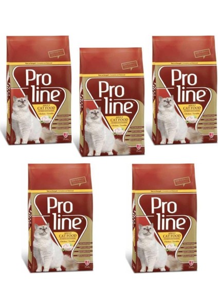 Proline Kedi Mamasi Chicken 500 gr 5 Adet