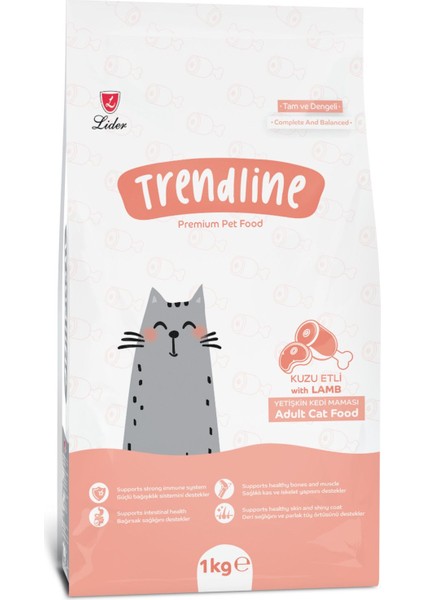 Kuzulu Yetişkin Kedi Maması 1 kg