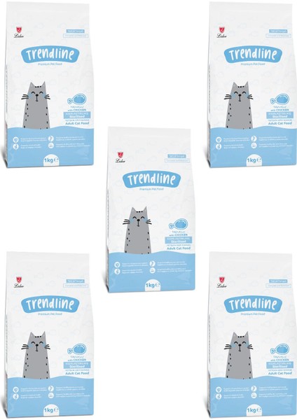 Sterilised Tavuklu Kısır Kedi Maması - 1 kg x 5 Adet