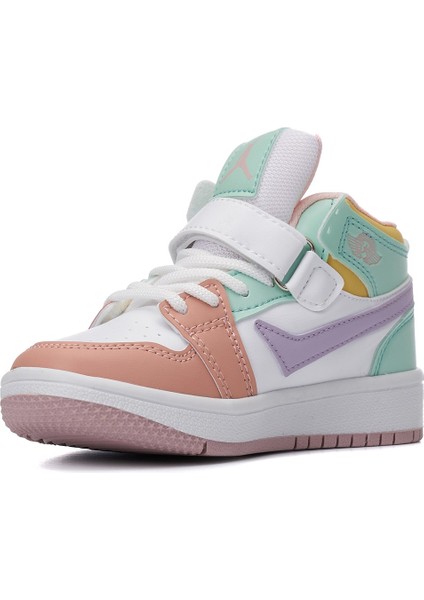 Günlük Unisex Sneaker Bağcıklı Hafif Yumuşak Kaymaz Taban Bilekli Basketbol Ayakkabı 8070 fiyatları