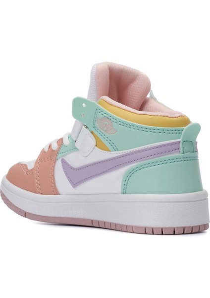 Günlük Unisex Sneaker Bağcıklı Hafif Yumuşak Kaymaz Taban Bilekli Basketbol Ayakkabı 8070 modelleri