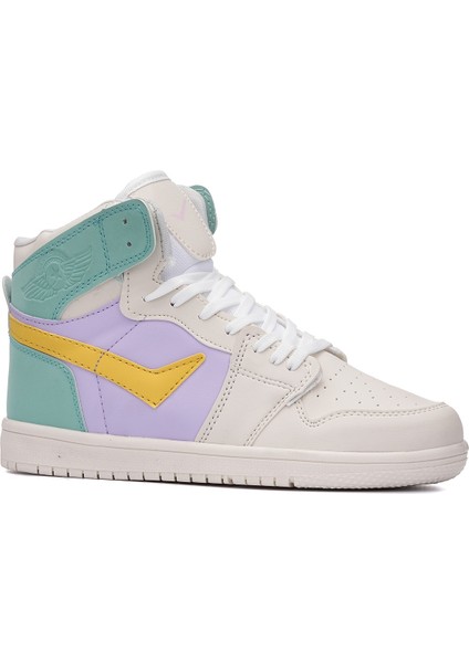 Günlük Unisex Sneaker Bağcıklı Hafif Yumuşak Kaymaz Taban Bilekli Basketbol Ayakkabı 8070