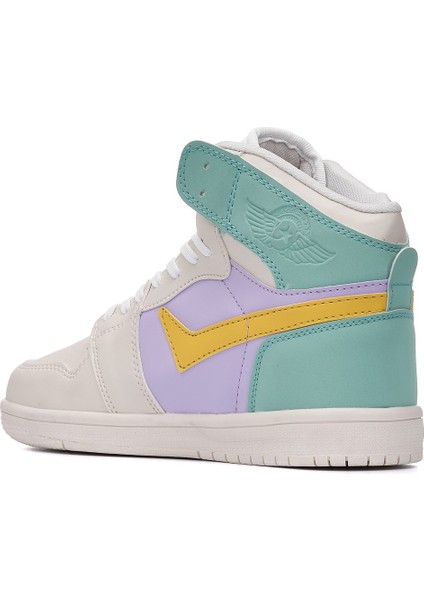 Günlük Unisex Sneaker Bağcıklı Hafif Yumuşak Kaymaz Taban Bilekli Basketbol Ayakkabı 8070 modelleri