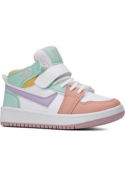 Günlük Unisex Sneaker Bağcıklı Hafif Yumuşak Kaymaz Taban Bilekli Basketbol Ayakkabı 8070