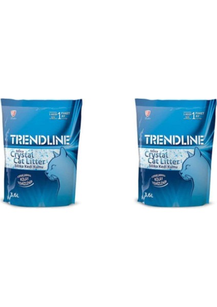Tozsuz Silika Kedi Kumu 3.6 Lt X2 Adet