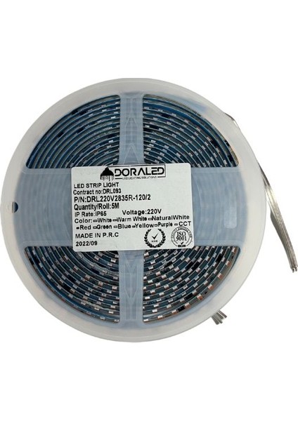 220 Volt Dim Edilebilir Şerit Led 10 Cm De Kesilebilir M/120 Led Kırmızı 5M İP65 fiyatları