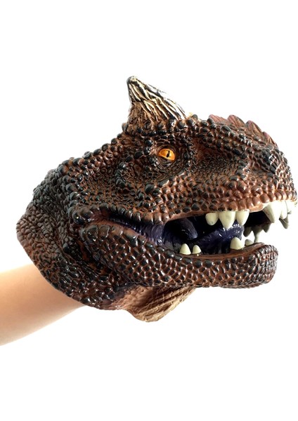 Oxosaurus Dinozor El Kuklası Oyuncak Yumuşak Plastik Oyuncaklar (Yurt Dışından)