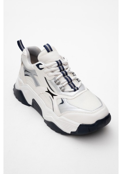 Melina Beyaz Lacivert Kadın Spor Sneakers modelleri