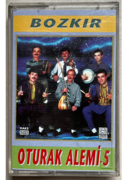 Bozkır Oturak Alemi 5 Kaset (Orjnal Dönem Baskı Kaset)