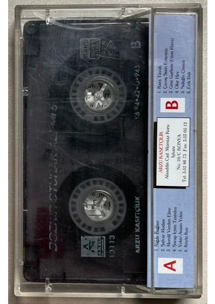 Bozkır Oturak Alemi 5 Kaset (Orjnal Dönem Baskı Kaset)