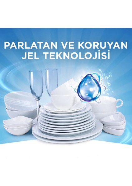 Hepsi Bir Arada Konsantre Jel 3x1000 ml Bulaşık Makinesi Deterjanı