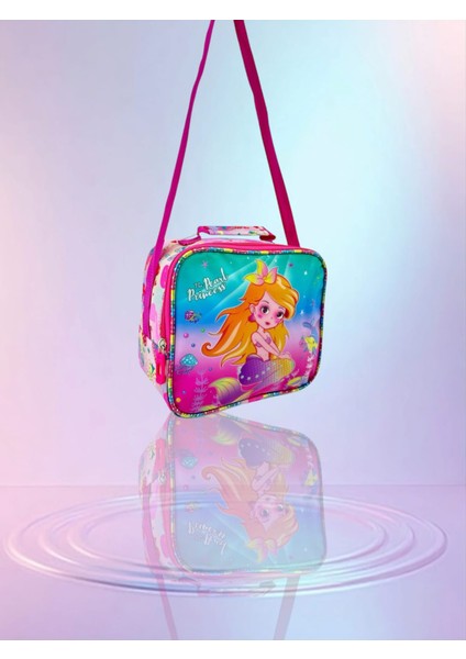 Simli Princess Desenli Thermal Beslenme Çantası 3323-8