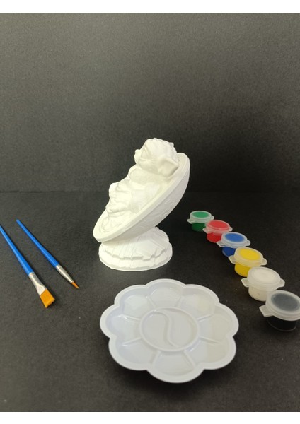 Baby Yoda Karakteri 3D Figür Boyama Seti modelleri