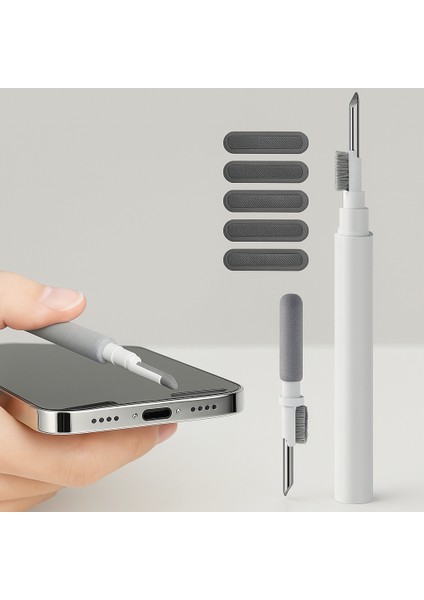 Toz Koruyucu Sticker + Temizlik Kiti | 2’si 1 Arada Telefon Bakım Seti hoparlör toz önleyici ve hoparlör toz koruyucu
