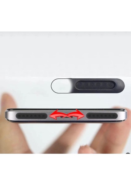 Toz Koruyucu Sticker + Temizlik Kiti | 2’si 1 Arada Telefon Bakım Seti hoparlör toz önleyici ve hoparlör toz koruyucu