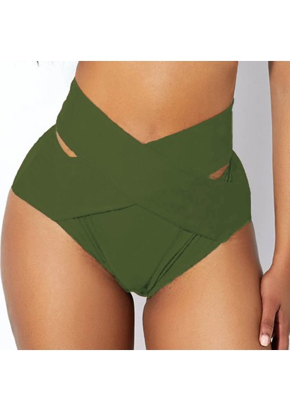 Bikini Alt Yeniz Sezon Yüksek Bel Bikini Altı