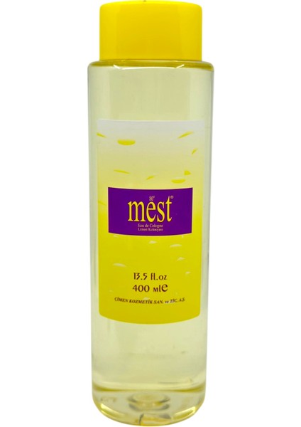 Silindir Şişe Limon Kolonyası 400ML