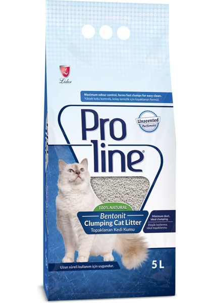 Proline Bentonit Kedi Kumu 5 Lt.