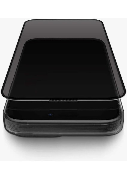 Apple iPhone 15 Cam Hayalet Ekran Koruyucu Uyumlu Tam Kapatan Gizleyen Kırılmaz Cam