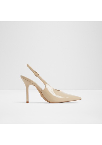 Lysandre Ayakkabı Orta Boy Topuklu - Bej