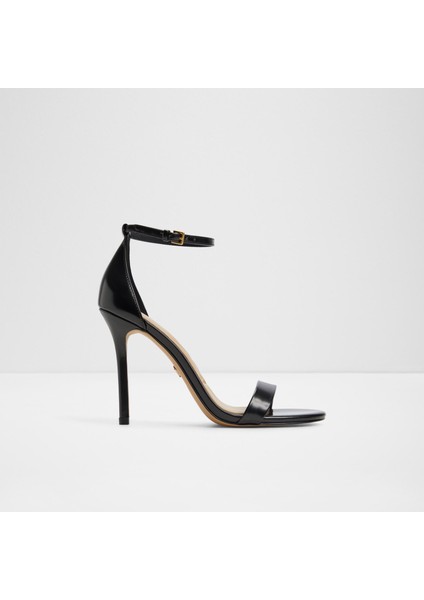 Jacynthe Sandalet Yüksek Topuklu Sandalet;abiye Sandalet - Siyah