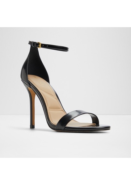 Jacynthe Sandalet Yüksek Topuklu Sandalet;abiye Sandalet - Siyah fırsatları