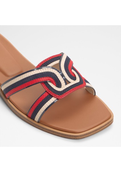 Erok Sandalet Düz Terlik - Lacivert indirimleri