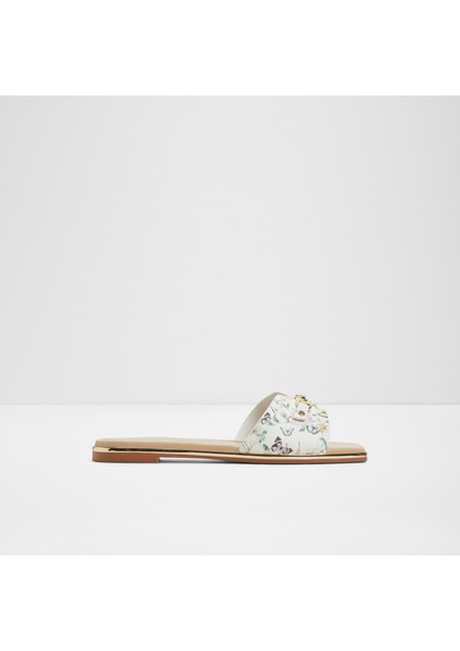 Alamassı Sandalet Düz Terlik - Multi