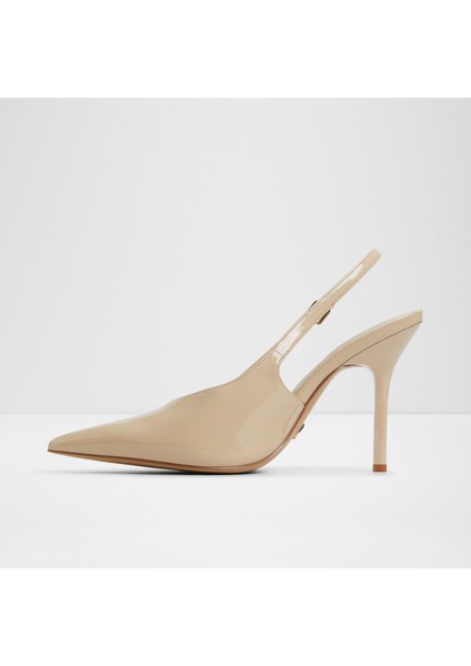 Lysandre Ayakkabı Orta Boy Topuklu - Bej modelleri