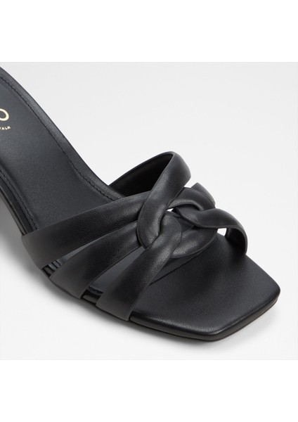 Hanne Sandalet Topuklu Terlik - Siyah indirimleri