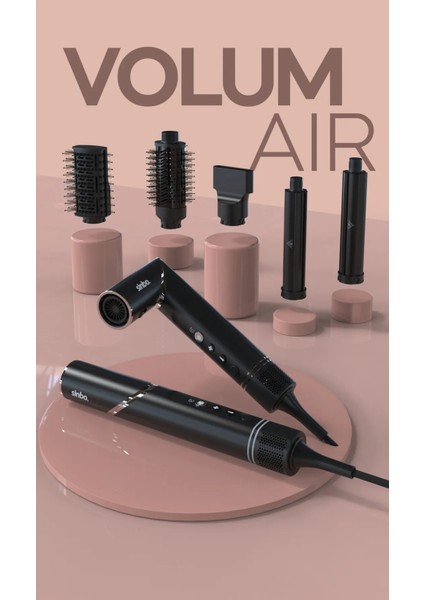 SHD-1720 - Volumair 5 In 1 Katlanabilir Airwrap Saç Kurutma ve Şekillendirme Sistemi
