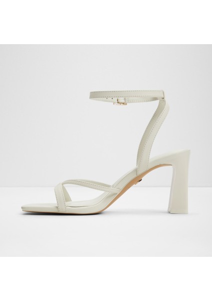 Stellare Sandalet Orta Boy Topuklu Sandalet - Ekru modelleri