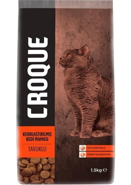 Tavuklu Kisirlaştirilmiş Kedi Maması - 1,5kg
