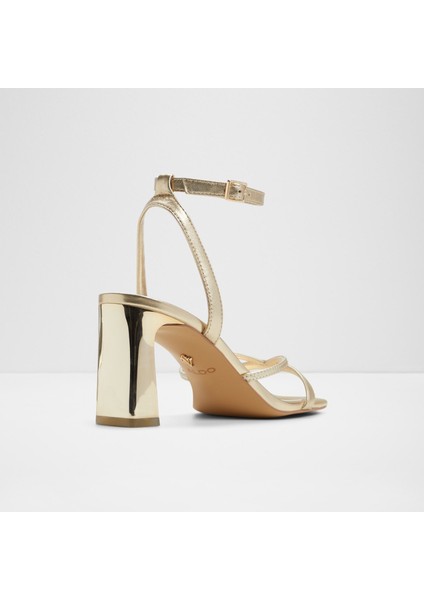 Stellare Sandalet Orta Boy Topuklu Sandalet - Gold fiyatları