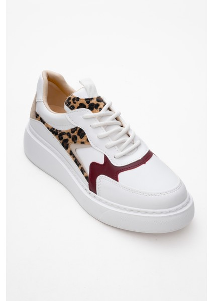 Aere Beyaz Desenli Kadın Spor Ayakkabı modelleri