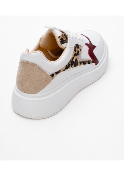 Aere Beyaz Desenli Kadın Spor Ayakkabı indirimleri